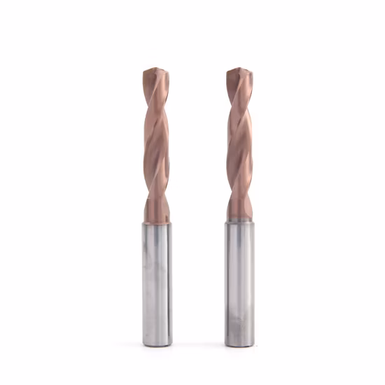 Brocas internas externas de carboneto CNC 3D 5D 7D para aço inoxidável